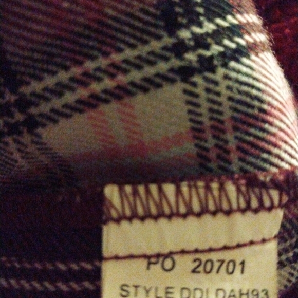 Girls' Cherokee Plaid Scooter Skirt With Side Buckles Sized SM - Picture 7 of 7